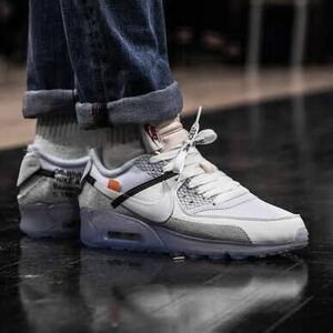 28.0cm ナイキ NIKE ×OFF-WHITE オフホワイト THE TEN AIR MAX 90 ザ テン エア マックス AA7293-100 ホワイト virgil abloh ヴァージル