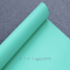 M671☆新品壁紙 はがせる かべがみ のり シール 補修 10m インテリアシール カッティングシート 襖紙 傷 (ライトグリーン)