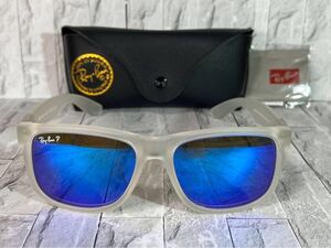 Ray-Ban 未使用　1 サングラス　ジャスティン　クリア　ブルー　レイバン×フェラーリ