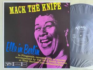 エラ・フィッツジェラルド ELLA FITZGERALD / ELLA IN BERLIN MACK THE KNIFE 国内盤 Verve 20MJ0004