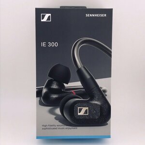 3872@ゼンハイザー Sennheiser イヤホン 有線 IE 300 ブラック ダイナミック カナル型 オーディオファイル MMCX 高遮音性 【0603】