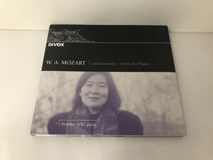 CD/W.A.MOZART≪Klavierwerke Works for Piano≫Atsuko Seki/Atsuko Seki/DIVOX/CDX 25248-2/【M001】