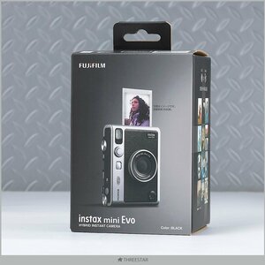 1円～ FUJIFILM instax mini Evo 未使用品 ブラック チェキ インスタントカメラ 【2】