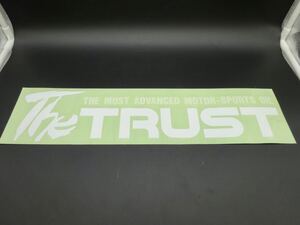 【The TRUST ステッカー】トラスト GReddy グレッディ/入手困難/当時物 サイズ:ヨコ460mm タテ110mm/色:白色★新品未使用★