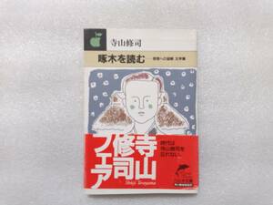 啄木を読む　寺山修司　思想への望郷　文学篇　寺山修司フェア帯つき　