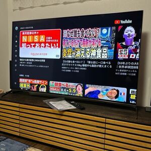 【超美品】SONY BRAVIA 65v型/KJ-65X9500H/プレミアム4K液晶TV/2020年/YouTube Netflix Amazon prime Abema Hulu等/Android TV/ネット対応