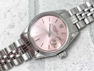 Rolex Lady Oyster Perpetual Date ロレックス パーペチュアル Ref.6517 キャリバー1160 女性用 自動巻き 26 Jewels 訳あり 【発送無料】