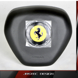 NEW 在庫・展示品 FERRARI フェラーリ 488　458　 純正 ステアリング用　純正 エアーバック 黒革　JASTEC DESIGN　ジャステック デザイン