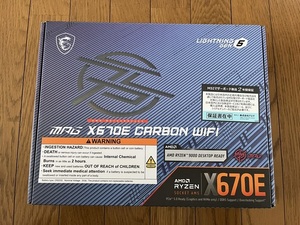 新品・未使用　MSI MPG X670E CARBON WIFI