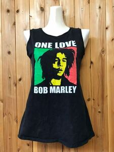 【ZION】海外直輸入◇半袖Tシャツ BOB MARLEY ミュージシャン プリントTシャツ レゲエ カットソー トップス レディース size L