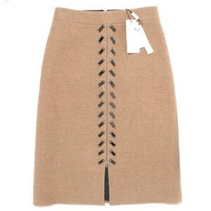 【SALE】新品 定価342,360円 MARC JACOBS A-LINE SKIRT ビジュー付きスカート 00 マークジェイコブス