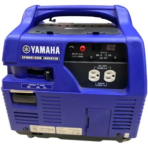 κκ YAMAHA ヤマハ 工具 大型機械 インバーター発電機 1002301 カセットガス式 EF900ISGB ブルー 目立った傷や汚れなし