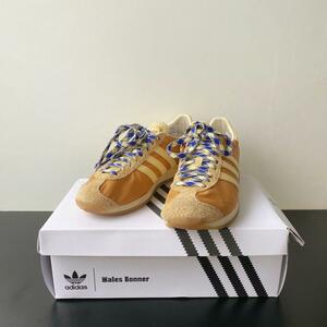 Adidas × Wales Bonner コラボスニーカー COUNTRY イエロー 27cm 国内正規購入品