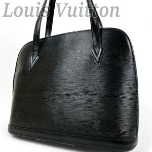 ルイヴィトン Vuitton トートバッグ リュサック エピ ブラック A4収納可 LOUIS VUITTON メンズ レディース ハンドバッグ ビジネスバッグ