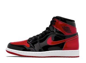 Nike Air Jordan 1 High OG Patent Bred ナイキ エアジョーダン1 スニーカー 555088-063 US8.5 26.5cm 新品未使用