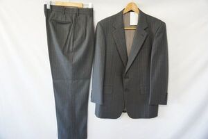 【即決】BURBERRY バーバリー メンズ シングルスーツ S2B ストライプ グレー系 サイズ:92-80-170AS【848456】