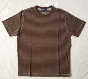 ゴールデンベア GOLDEN BEAR 半袖 Tシャツ 丸首 クルーネック LL(XL)サイズ ブラウン