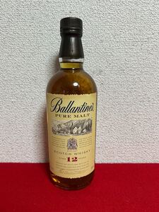 JP1838＊古酒 未開栓品 Ballantine PURE MALT 12年 700ml 40%＊