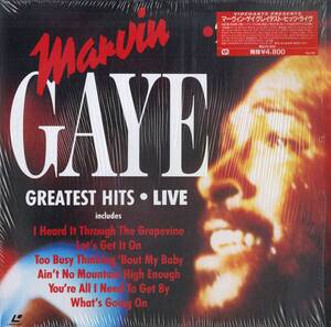 B00159871/LD/マーヴィン・ゲイ (MARVIN GAYE)「Greatest Hits Live (1990年・VALJ-3187・ソウル・SOUL)」