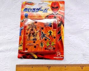 獣拳戦隊ゲキレンジャー めいろゲーム 特撮ヒーロー 新品 未使用 デッドストック