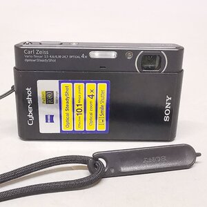 動作品 SONY Cyber-shot DSC-T77 ソニー サイバーショット ブラック Z7038