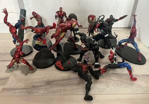 スパイダーマン アイアンマン プレミアム フィギュア ヴェノム ジャンク まとめ 大量 セット