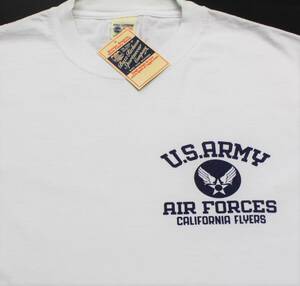 YTS33東洋XS USエアフォースUS.ARMYステンシルUSAAFカリフォルニア 半袖TシャツUSA製 半袖TシャツBuzz Rickson