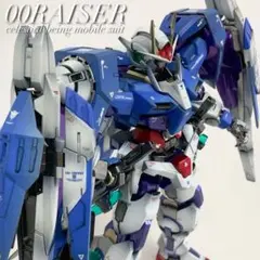 MG ダブルオーライザー 塗装済み 完成品 ガンプラ プラモデル ガンダム