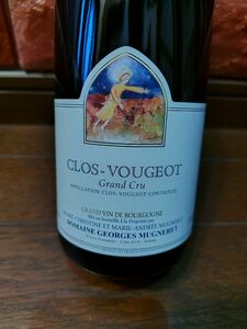 ジョルジュ ミュニュレ ジブール クロ ヴージョ グラン クリュ 2002年 GEORGES MUGNERET Clos Vougeot