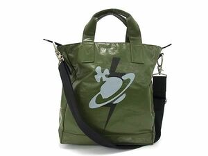 1円 ■美品■ Vivienne Westwood ヴィヴィアンウエストウッド オーブ ナイロン 3WAY トート ショルダーバッグ リュックサック AX7129