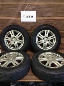 ★★R269★★　Exceeder ホイール　185/70 R14　PDC 100　４H　オフセット50　5.5J　※傷があります