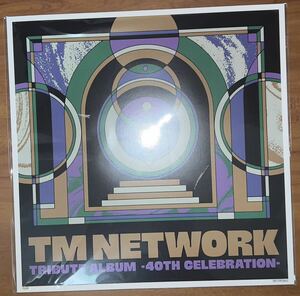 TM NETWORK TRIBUTE ALBUM 付属 メガジャケ 24cm×24cm