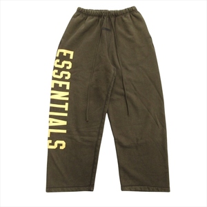 極美品 24aw エフオージー エッセンシャルズ FOG ESSENTIALS スウェット パンツ HEAVY FLEECE RELAXED SWEATPANT S ブラウン メンズ