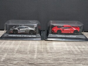 京商　1/64 ランボルギーニウラカンクーペ　ウラカンLP620 -2 Super Trofeo 2台セット