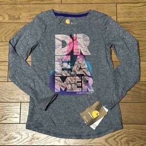 carhartt GIRL’S LONG SLEEVE T-SHIRTS size-5(着丈46身幅33) 未使用(タグ付) 送料無料 NCNR