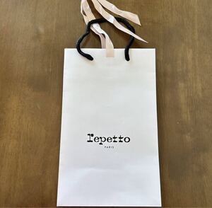 repetto レペット 紙袋 フランス パリ ショッパー ショップ袋 ランチバッグ プレゼント ギフト ラッピング エコバッグ リメイク 美品 ①