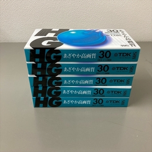 【5点セット】TDK VHSビデオカセットテープ HG 30分 T-30HGU(4902030310646)