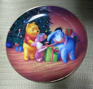 東京ディズニーランド クリスマスプレート 絵皿 新品未使用