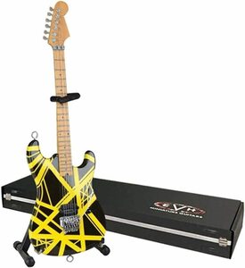 ( 新品、未開封品）EVH ミニチュア楽器 Axe Heaven EVH-002 Black & Yellow エディー・ヴァン・ヘイレン