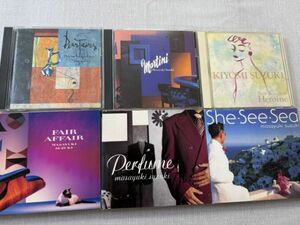 鈴木雅之/鈴木聖美 BEST&オリジナルアルバムCD6枚セット ベストセレクション/Martini/Perfume/She.See.Sea/FAIR AFFAIR/Dear Tears