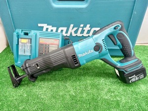 中古品 makita マキタ 14.4V 3.0Ah 充電式レシプロソー JR141DRF バッテリー1個 充電器付