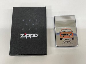 【T26234】ZIPPO ライター / ヴィンテージ Vintage / HONDA CIVIC 1974 ホンダ シビック / 火花〇