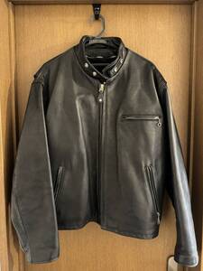 ★Schott ショット シングルライダースジャケット 141 44インチ made in USA ★