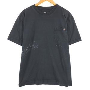 古着 ディッキーズ Dickies 半袖 ワンポイントロゴポケットTシャツ メンズXL /eaa432406