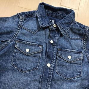 gap キッズ　長袖　ブラウス　100サイズ　上着に 　a29