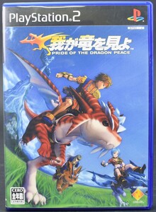 PS2 我が竜を見よ ケース・説明書付 プレステ2 ソフト 中古