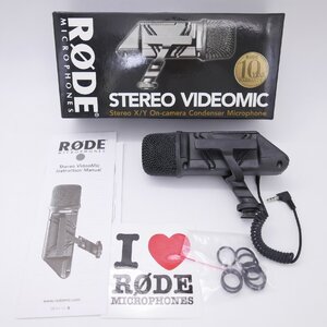 RODE ロード STEREO VIDEOMIC SVM ステレオ コンデンサーマイク ビデオマイク ビデオカメラアクセサリー N3594