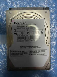 【中古】 TOSHIBA MK2576GSX 250GB/8MB 7061時間使用 管理番号:C145