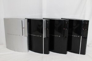 【12yP11128F】★1円スタート★SONY★ソニー★PS3★プレステ3★プレイステーション3★本体★4点まとめ★CECH-A00他★ゲーム機★現状品