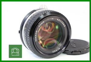 【同梱歓迎】【動作保証・点検済】光学極上■ニコン Nikon Ai NIKKOR 50mm F1.4 4017949å■1734